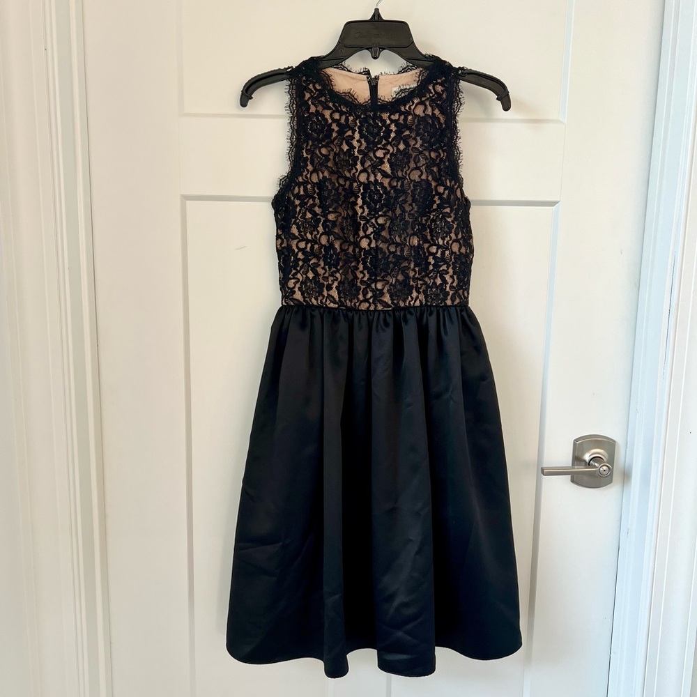 Banana Republic black and gold semi-formal dress